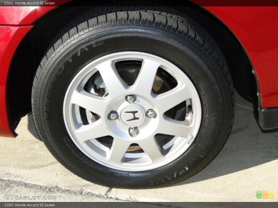 2002 Honda Accord SE Sedan Wheel and Tire Photo #42404751