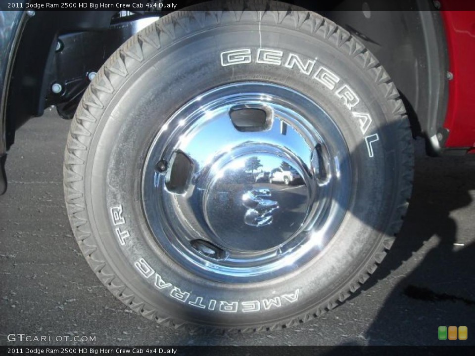 2011 Dodge Ram 2500 HD Big Horn Crew Cab 4x4 Dually Wheel and Tire Photo #42412928