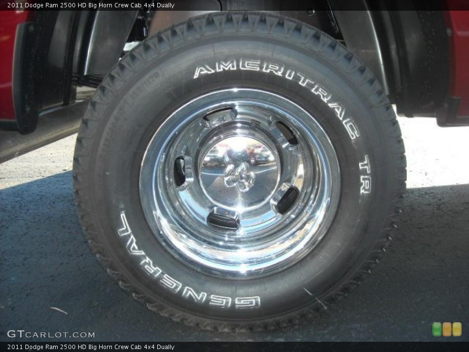 2011 Dodge Ram 2500 HD Big Horn Crew Cab 4x4 Dually Wheel and Tire Photo #42412956