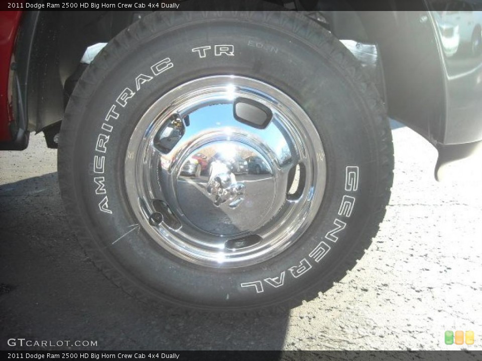 2011 Dodge Ram 2500 HD Big Horn Crew Cab 4x4 Dually Wheel and Tire Photo #42412972