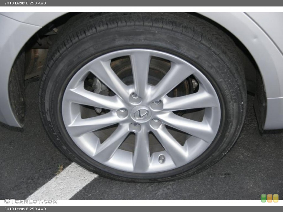 2010 Lexus IS 250 AWD Wheel and Tire Photo #42425472