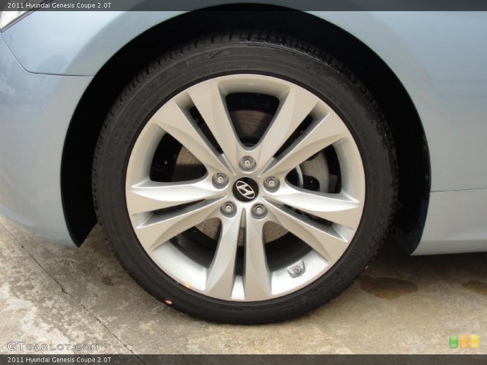 2011 Hyundai Genesis Coupe 2.0T Wheel and Tire Photo #42430900