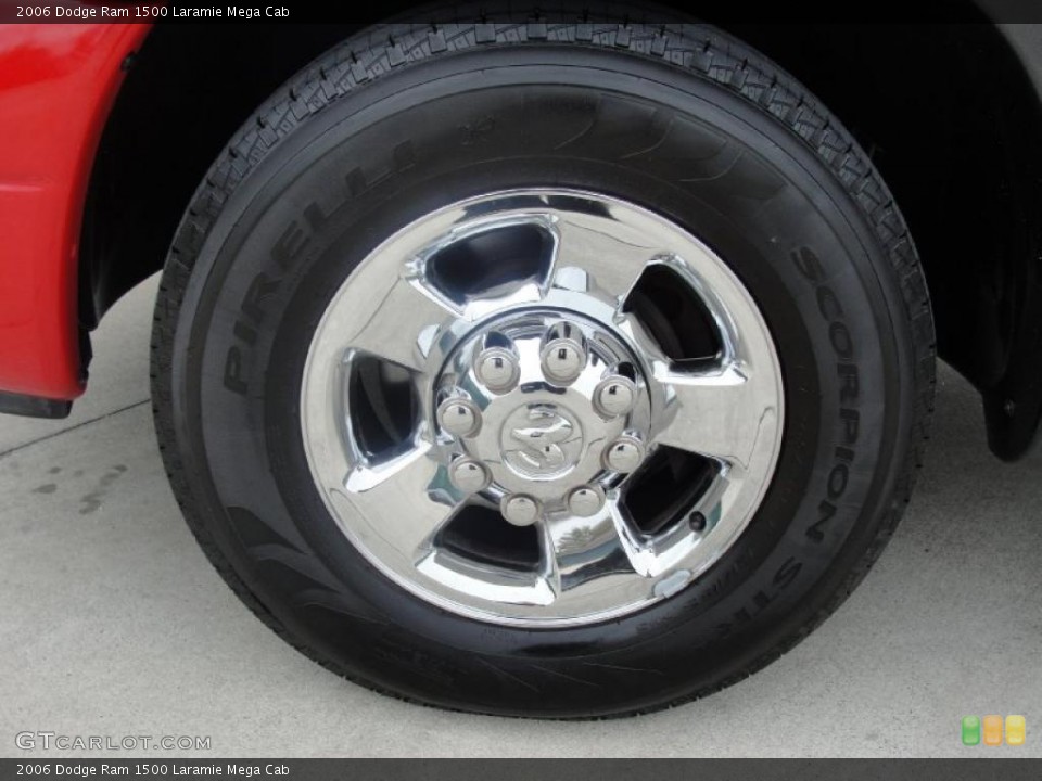 2006 Dodge Ram 1500 Laramie Mega Cab Wheel and Tire Photo #42431508