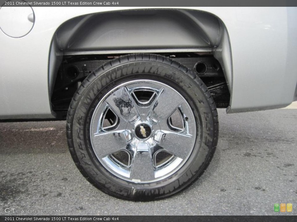 2011 Chevrolet Silverado 1500 LT Texas Edition Crew Cab 4x4 Wheel and Tire Photo #42433708