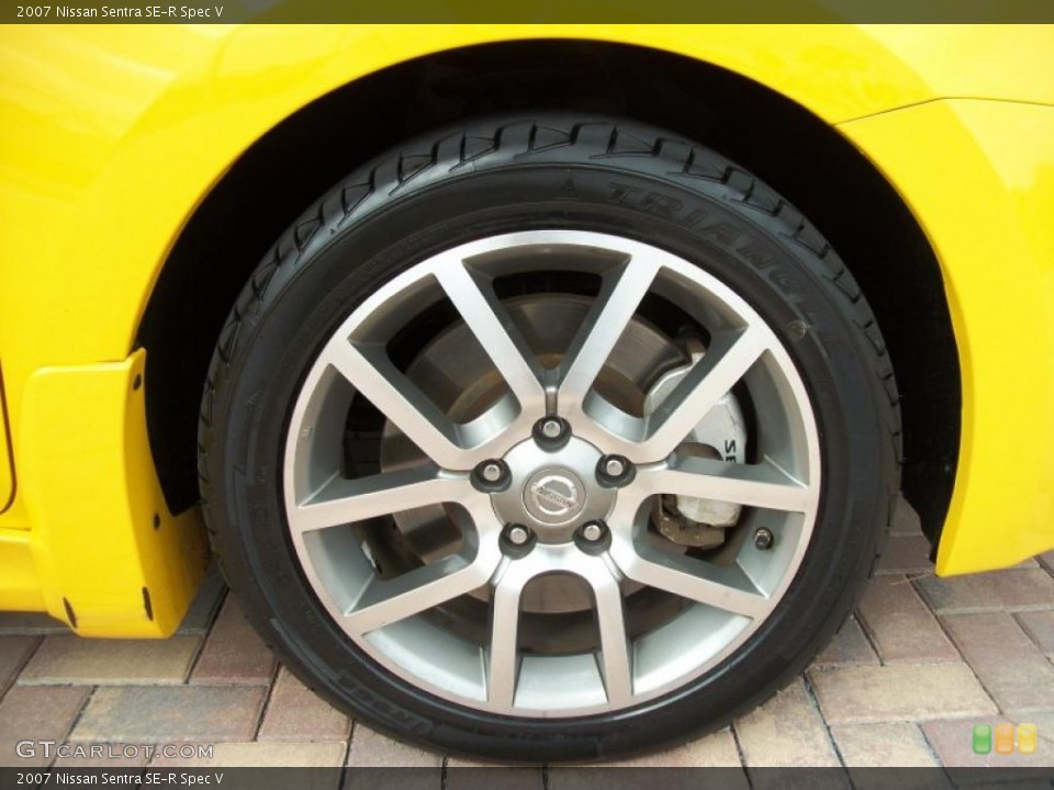 2007 Nissan Sentra SE-R Spec V Wheel and Tire Photo #42439048