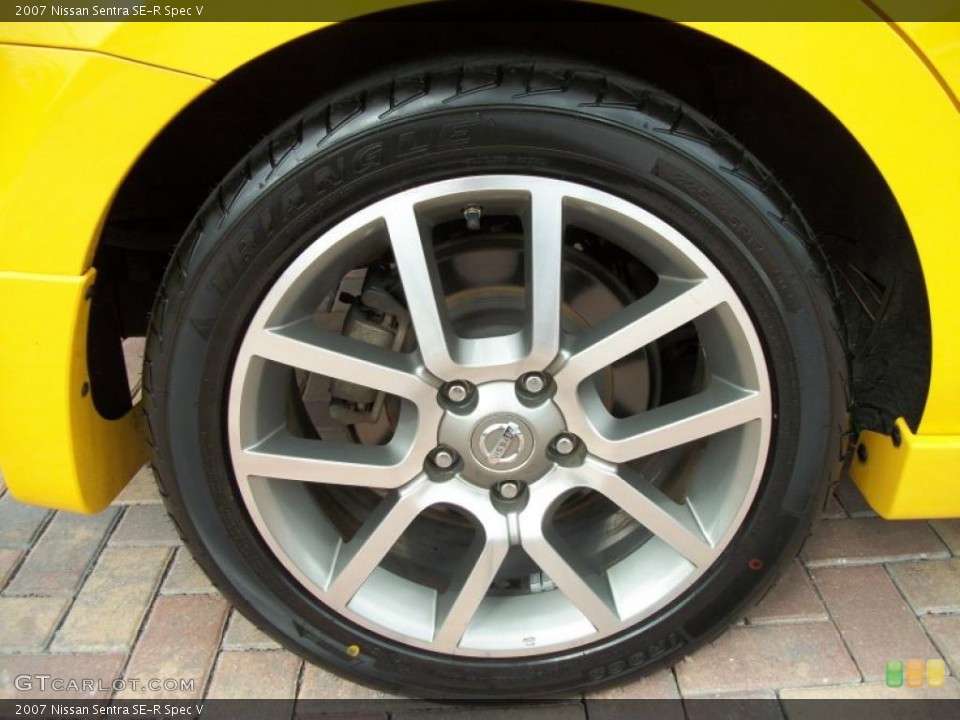 2007 Nissan Sentra SE-R Spec V Wheel and Tire Photo #42439052