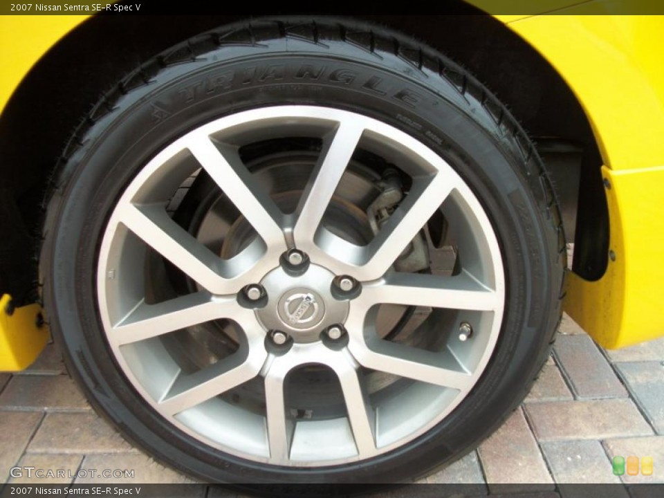 2007 Nissan Sentra SE-R Spec V Wheel and Tire Photo #42439064