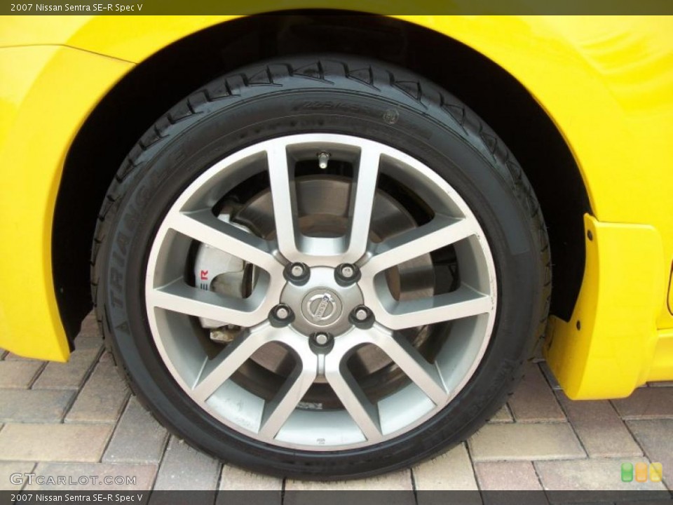 2007 Nissan Sentra SE-R Spec V Wheel and Tire Photo #42439068