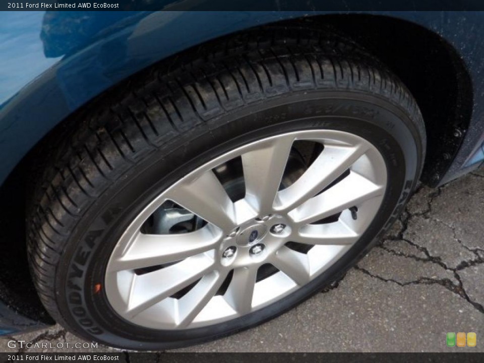 2011 Ford Flex Limited AWD EcoBoost Wheel and Tire Photo #42443347