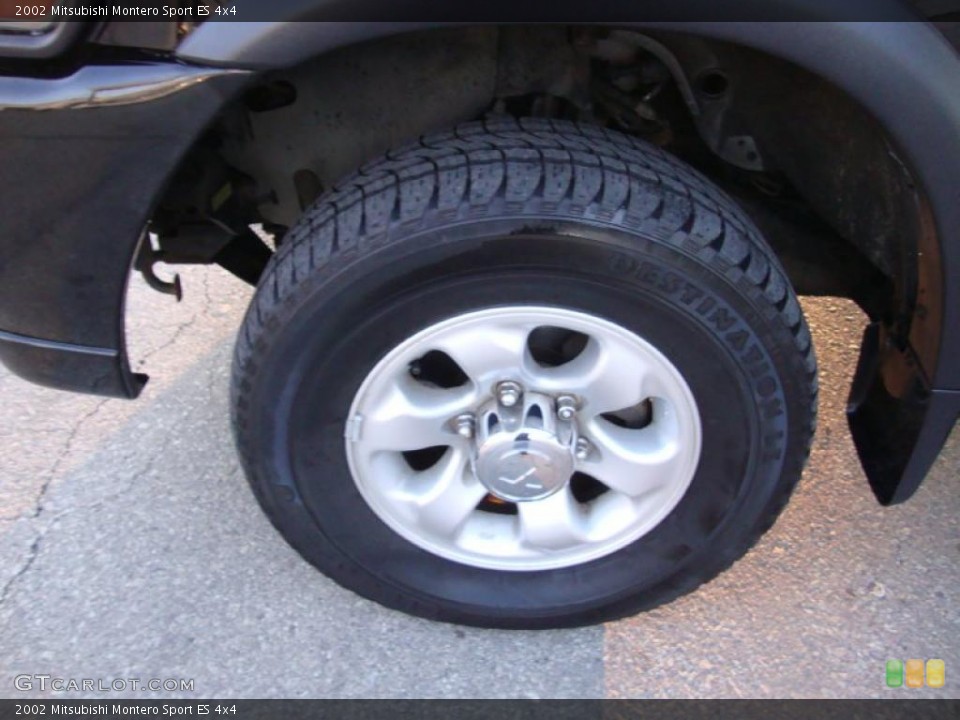2002 Mitsubishi Montero Sport ES 4x4 Wheel and Tire Photo #42452847