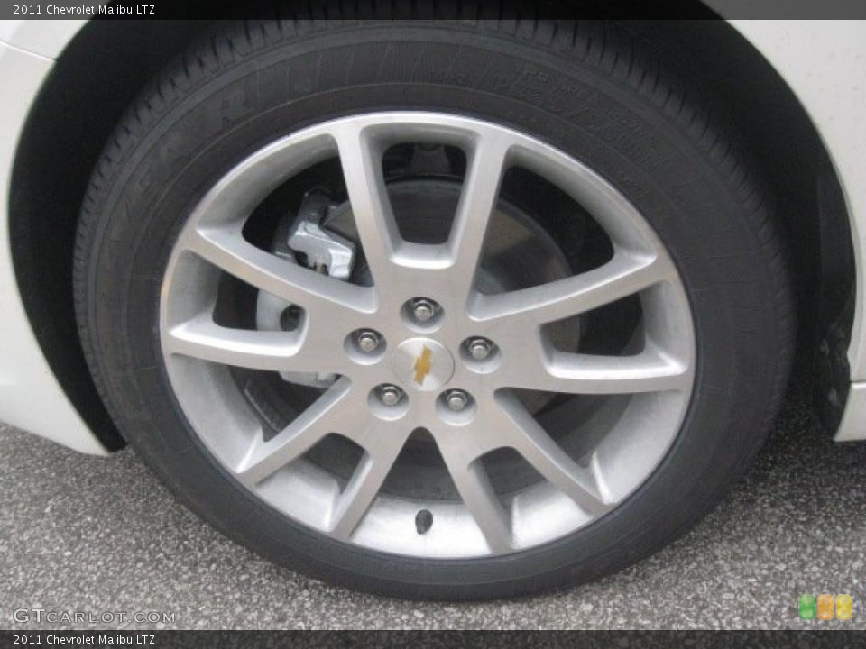 2011 Chevrolet Malibu LTZ Wheel and Tire Photo #42455867