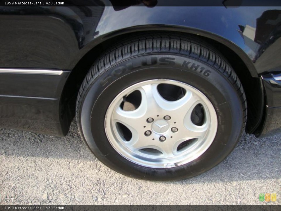 1999 Mercedes-Benz S 420 Sedan Wheel and Tire Photo #42455967