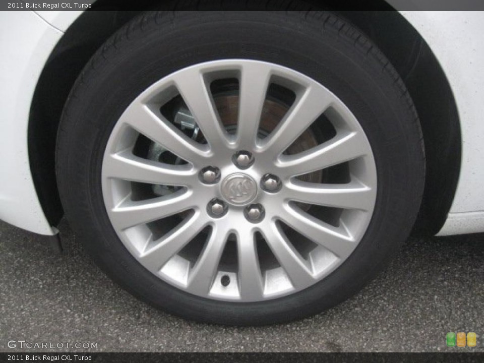 2011 Buick Regal CXL Turbo Wheel and Tire Photo #42456183