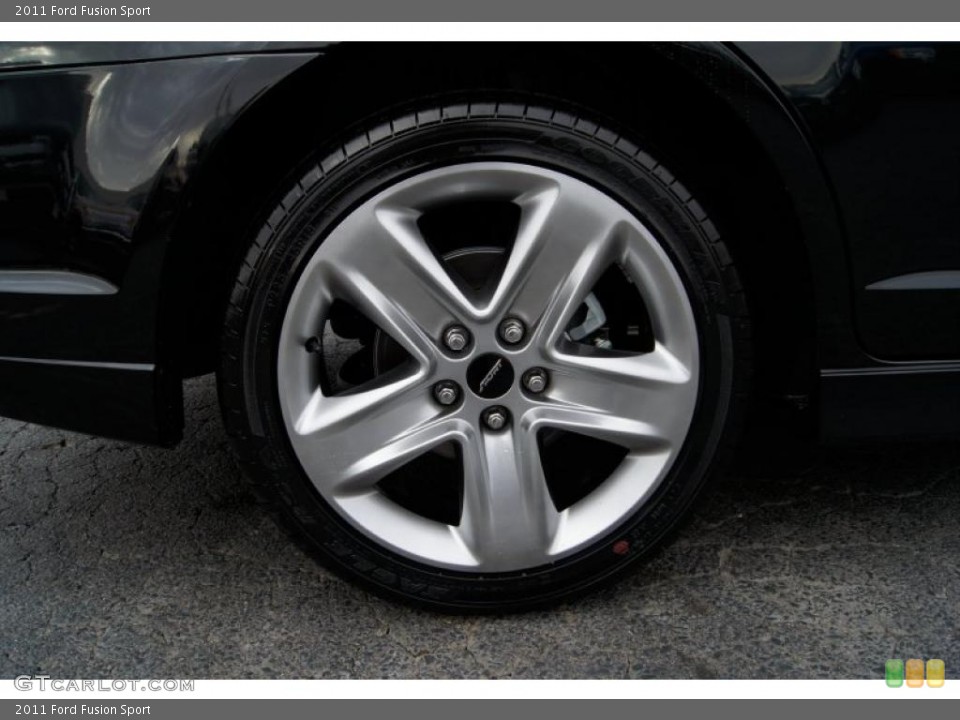 2011 Ford Fusion Sport Wheel and Tire Photo #42462919