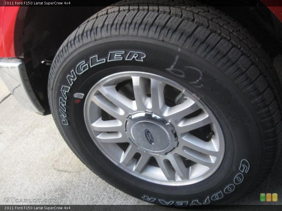 2011 Ford F150 Lariat SuperCrew 4x4 Wheel and Tire Photo #42467984