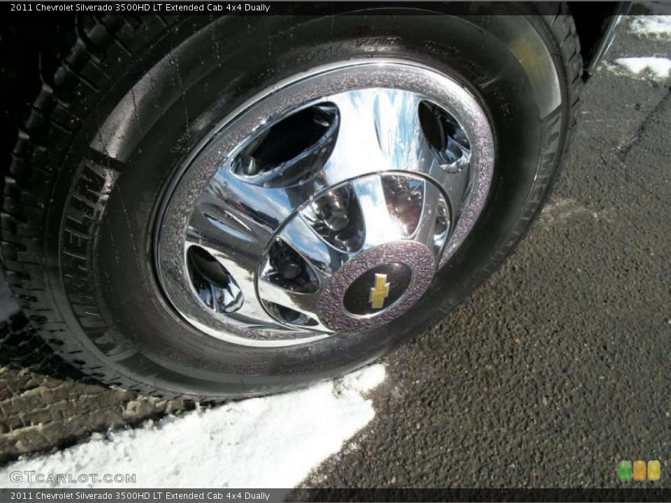 2011 Chevrolet Silverado 3500HD LT Extended Cab 4x4 Dually Wheel and Tire Photo #42474680