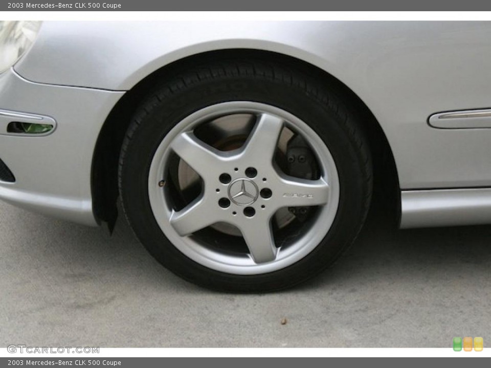 2003 Mercedes-Benz CLK 500 Coupe Wheel and Tire Photo #42479899
