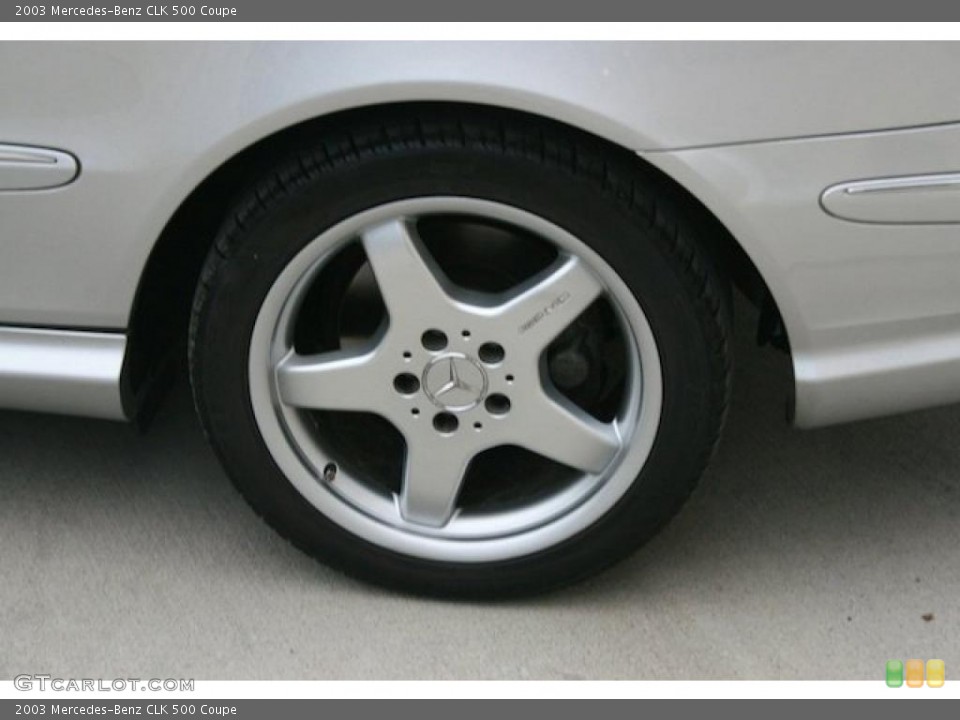 2003 Mercedes-Benz CLK 500 Coupe Wheel and Tire Photo #42479915