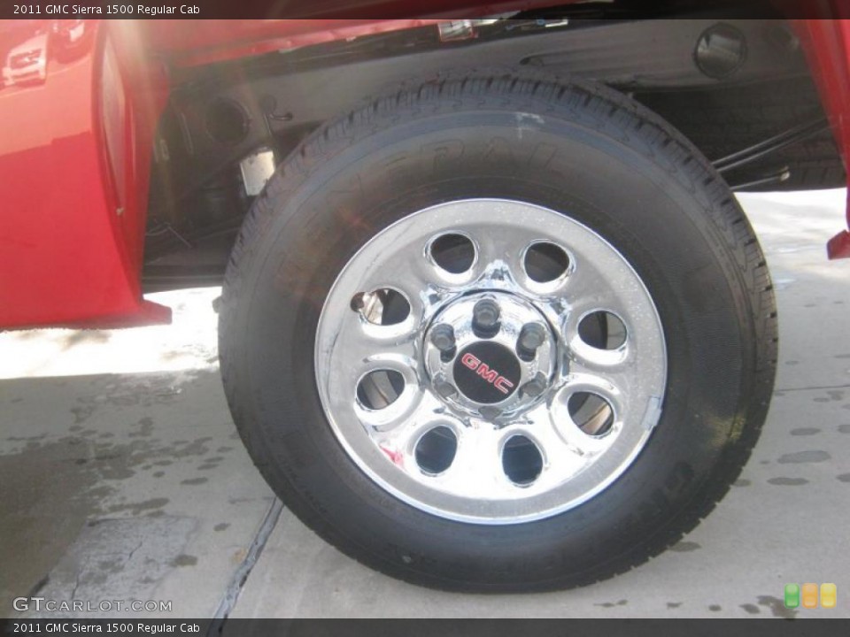2011 GMC Sierra 1500 Regular Cab Wheel and Tire Photo #42480104