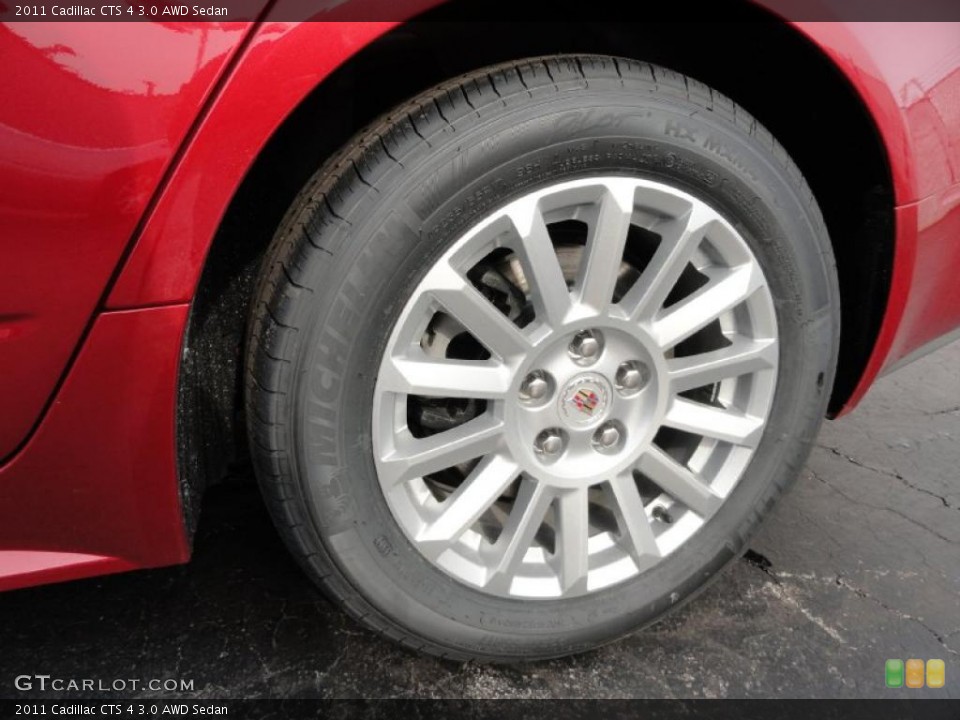 2011 Cadillac CTS 4 3.0 AWD Sedan Wheel and Tire Photo #42484300