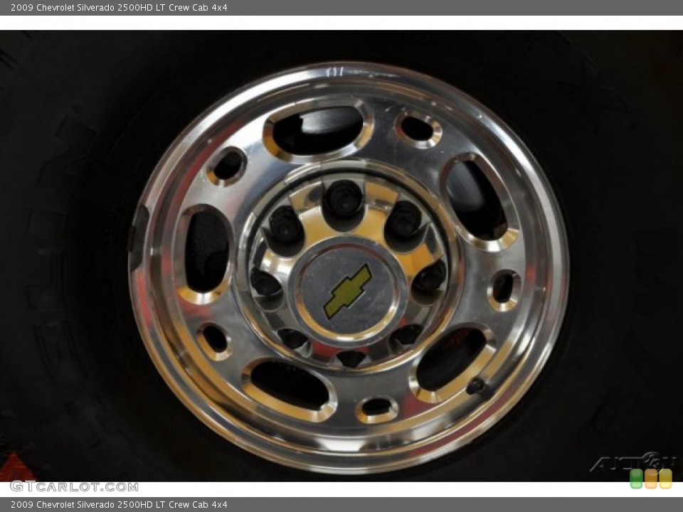 2009 Chevrolet Silverado 2500HD LT Crew Cab 4x4 Wheel and Tire Photo #42492702