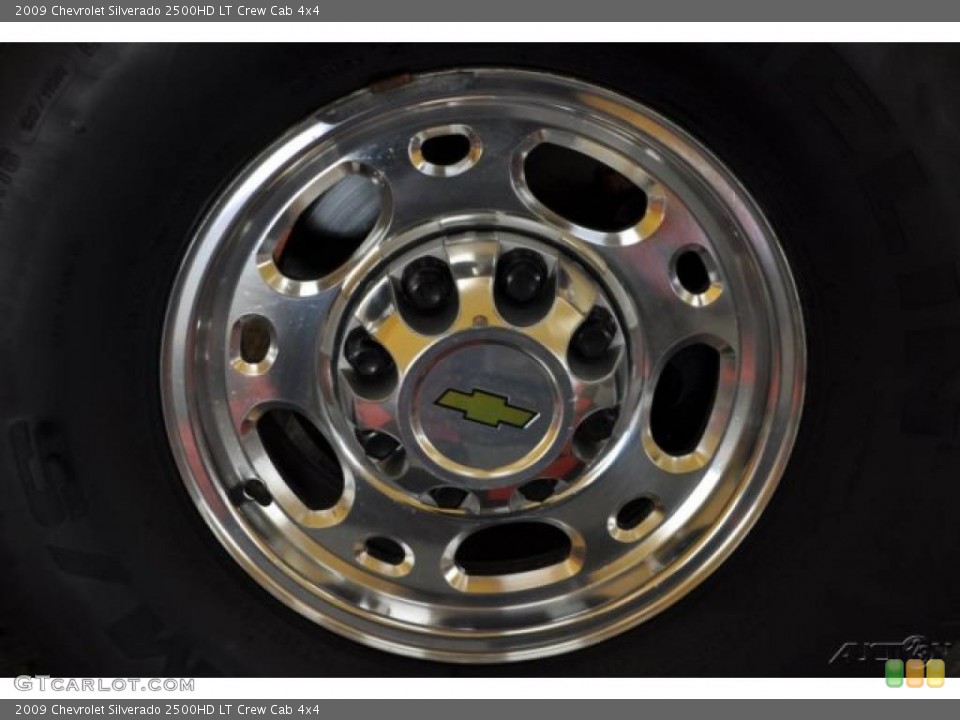 2009 Chevrolet Silverado 2500HD LT Crew Cab 4x4 Wheel and Tire Photo #42492714