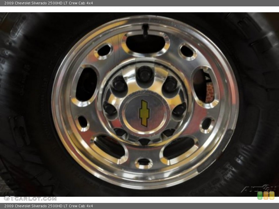 2009 Chevrolet Silverado 2500HD LT Crew Cab 4x4 Wheel and Tire Photo #42492730