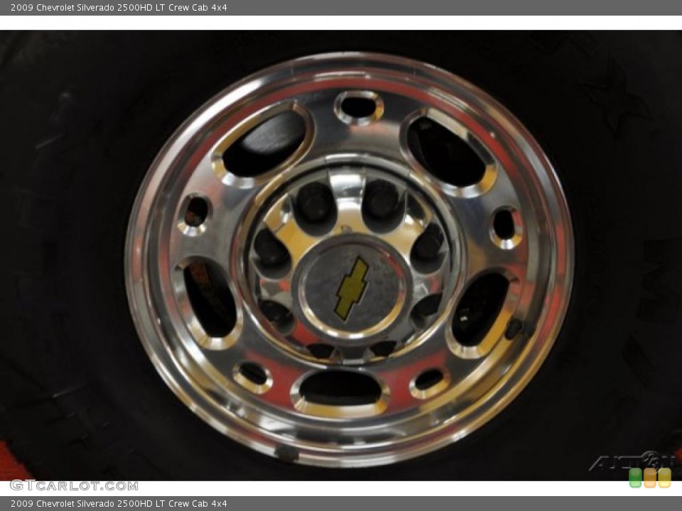 2009 Chevrolet Silverado 2500HD LT Crew Cab 4x4 Wheel and Tire Photo #42492746
