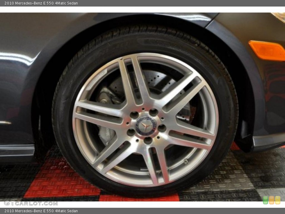 2010 Mercedes-Benz E 550 4Matic Sedan Wheel and Tire Photo #42494238