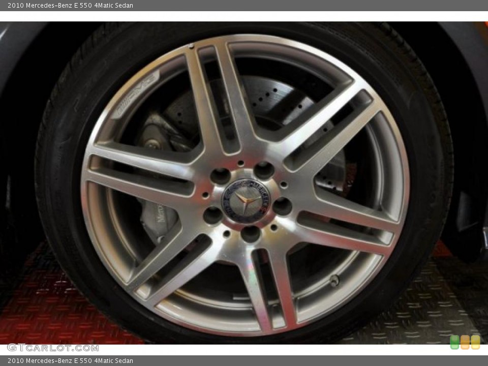 2010 Mercedes-Benz E 550 4Matic Sedan Wheel and Tire Photo #42494254