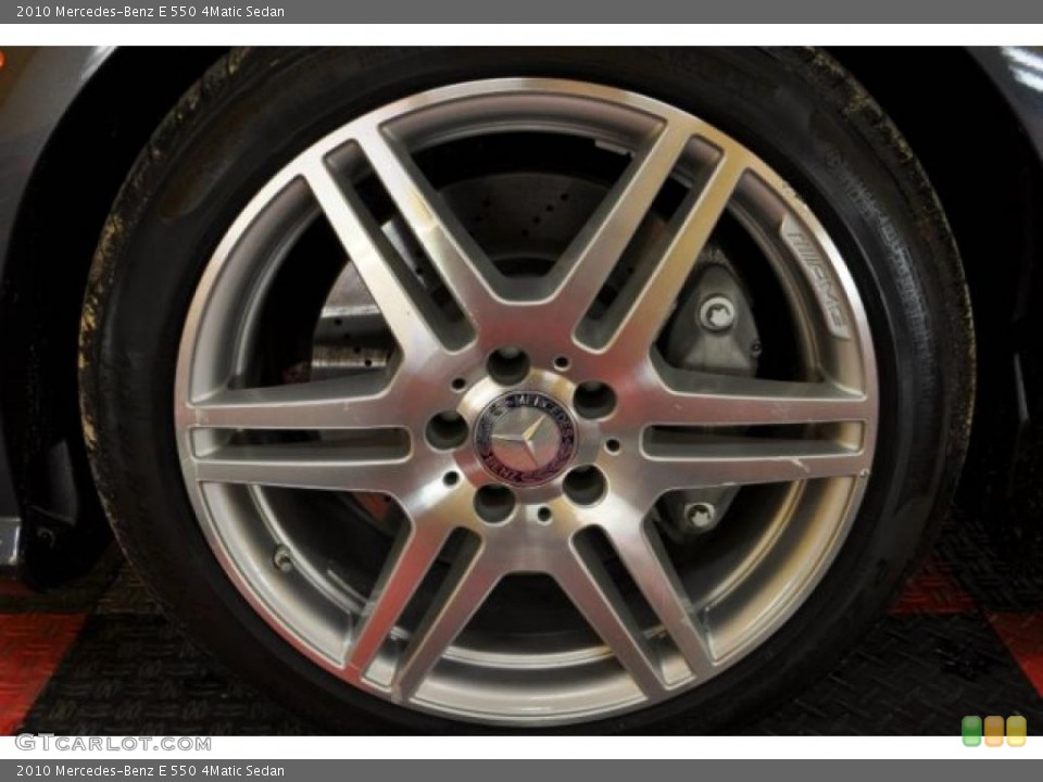 2010 Mercedes-Benz E 550 4Matic Sedan Wheel and Tire Photo #42494294