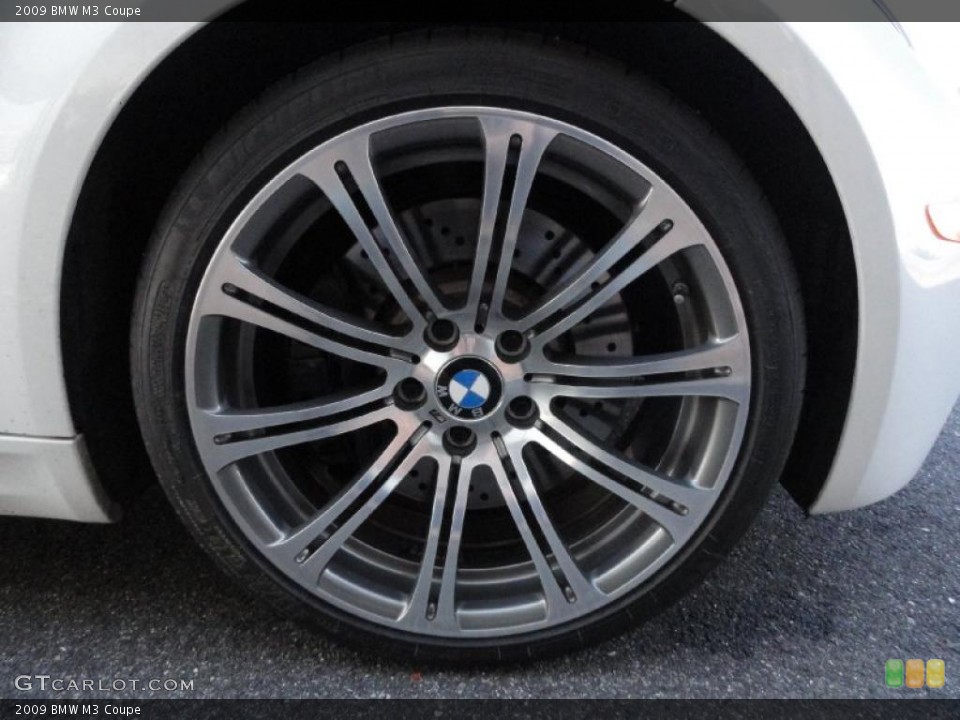 2009 BMW M3 Coupe Wheel and Tire Photo #42495162