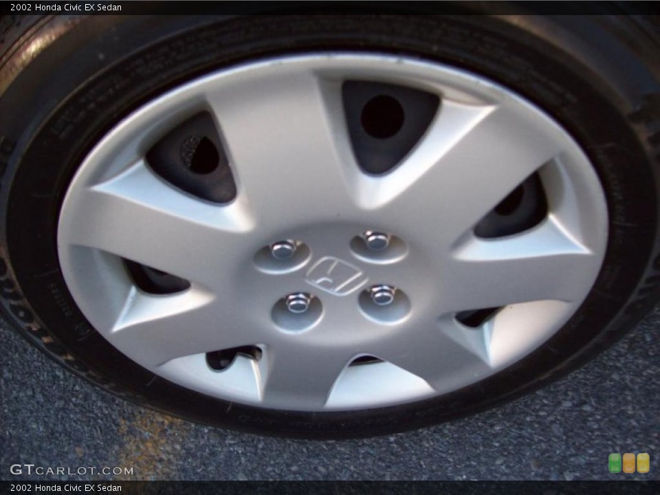 2002 Honda Civic EX Sedan Wheel and Tire Photo #42501791