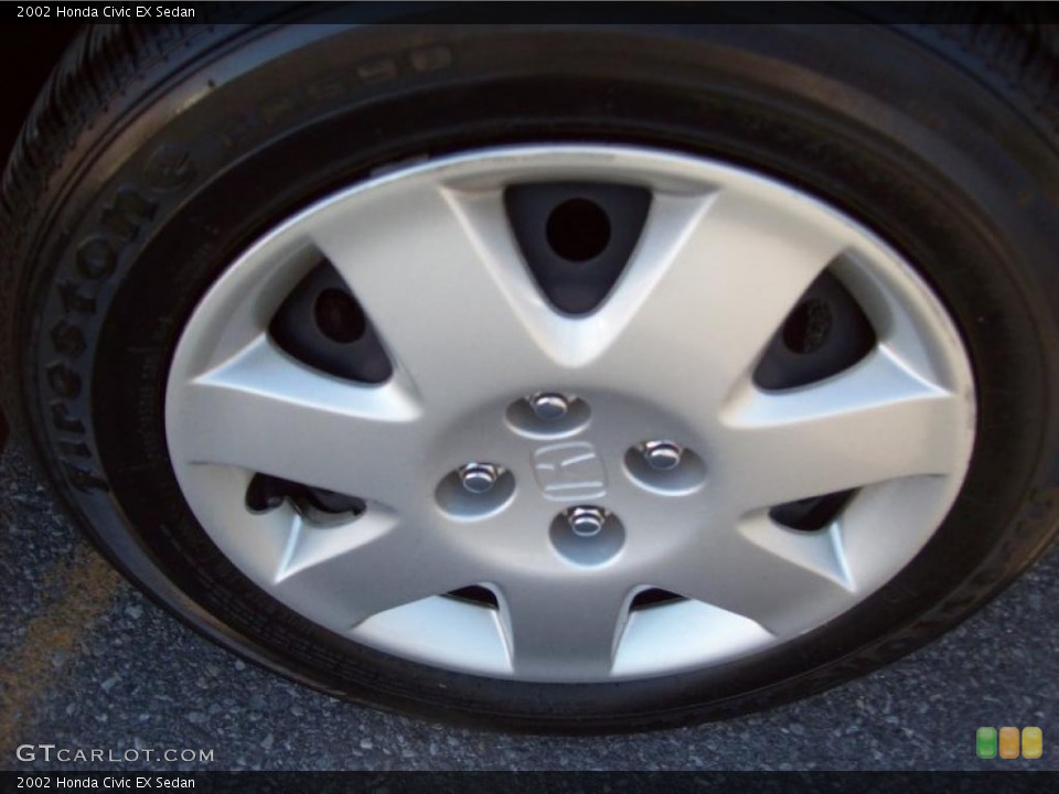 2002 Honda Civic EX Sedan Wheel and Tire Photo #42501835