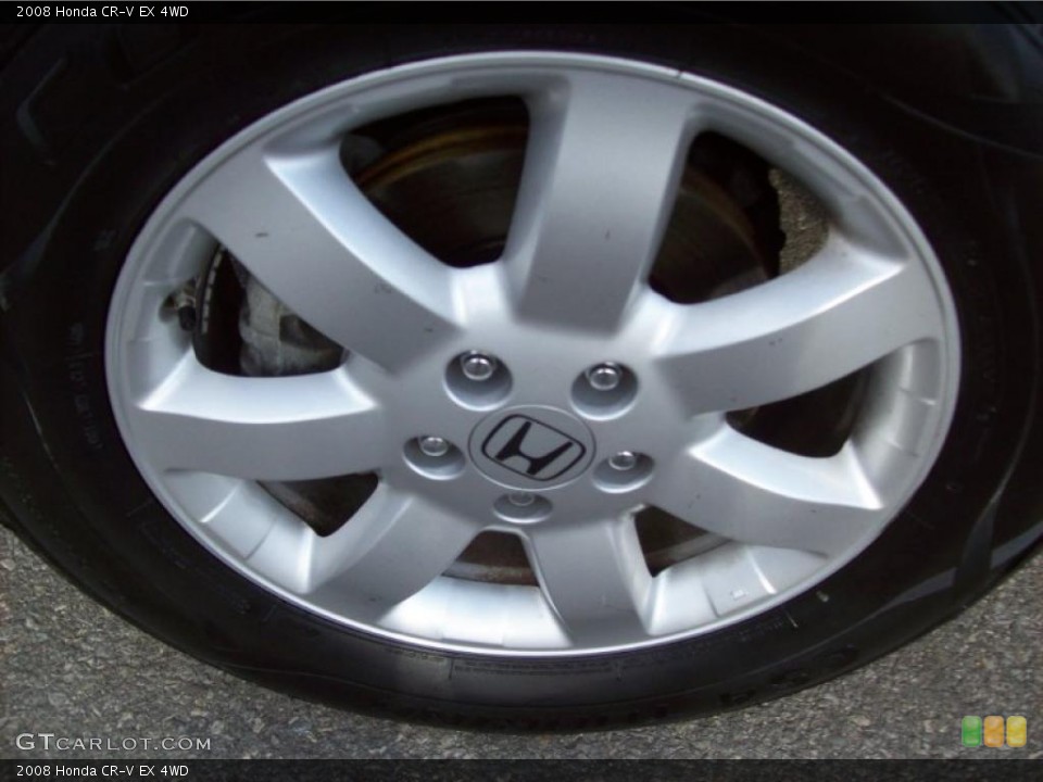 2008 Honda CR-V EX 4WD Wheel and Tire Photo #42502195