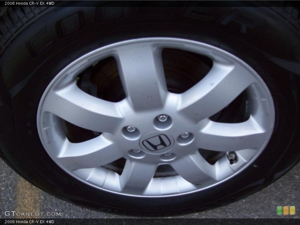 2008 Honda CR-V EX 4WD Wheel and Tire Photo #42502219