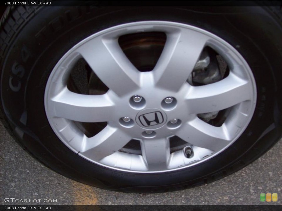 2008 Honda CR-V EX 4WD Wheel and Tire Photo #42502251