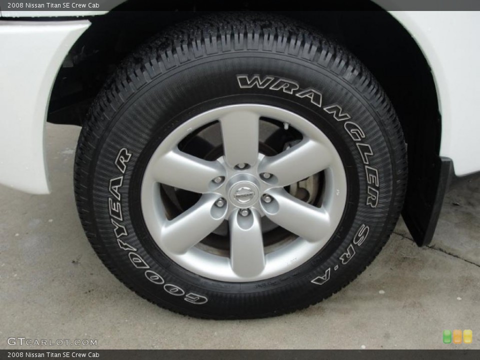 2008 Nissan Titan SE Crew Cab Wheel and Tire Photo #42508039