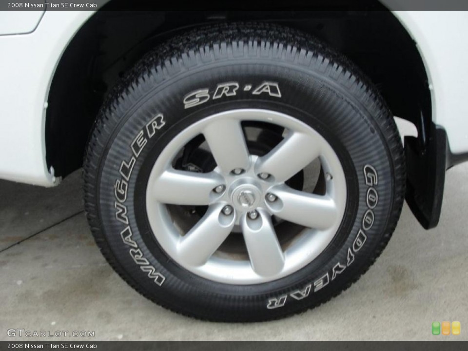 2008 Nissan Titan SE Crew Cab Wheel and Tire Photo #42508047