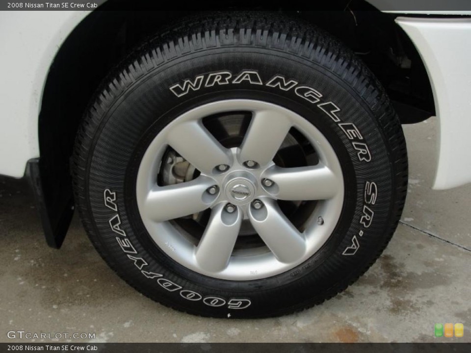 2008 Nissan Titan SE Crew Cab Wheel and Tire Photo #42508075