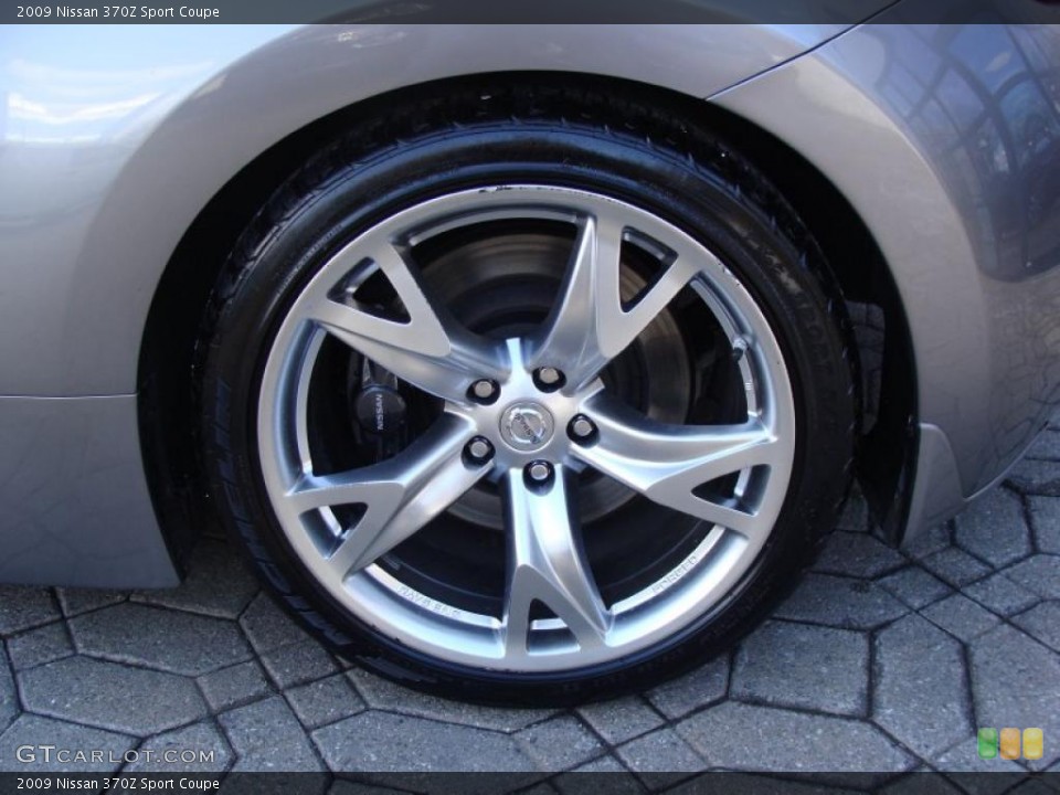 2009 Nissan 370Z Sport Coupe Wheel and Tire Photo #42510527