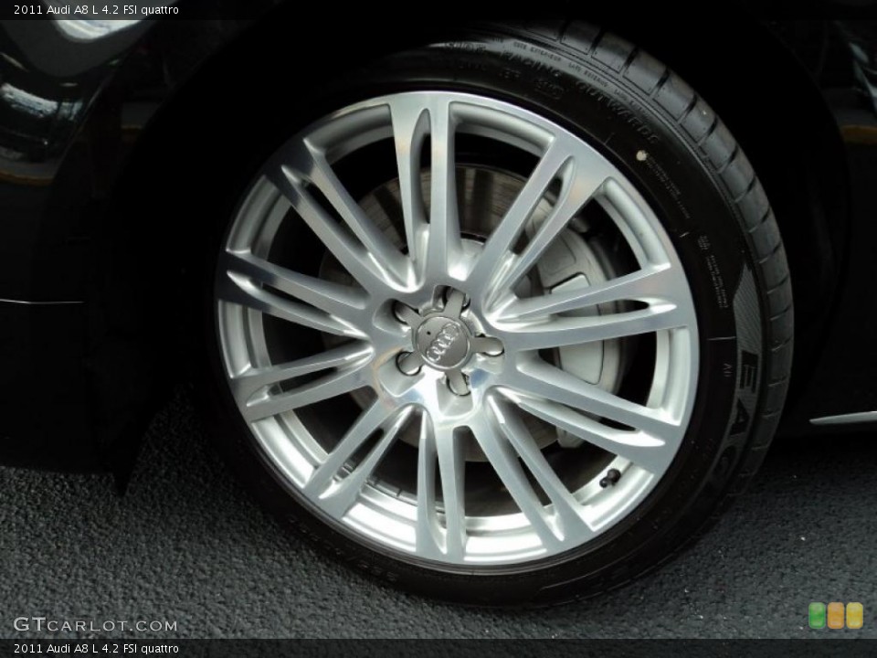 2011 Audi A8 L 4.2 FSI quattro Wheel and Tire Photo #42512291