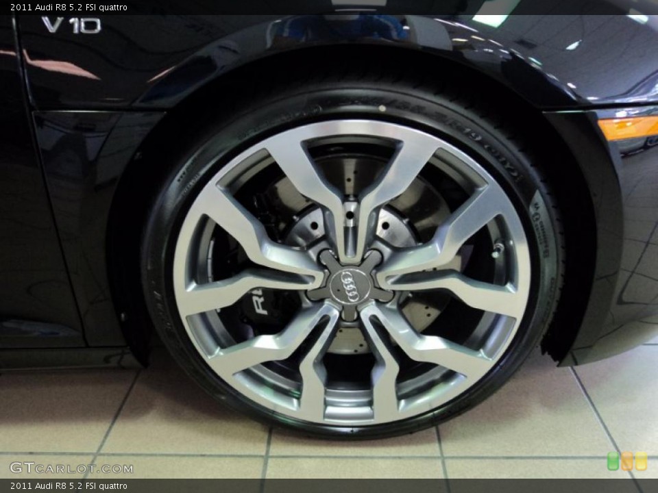 2011 Audi R8 5.2 FSI quattro Wheel and Tire Photo #42512671
