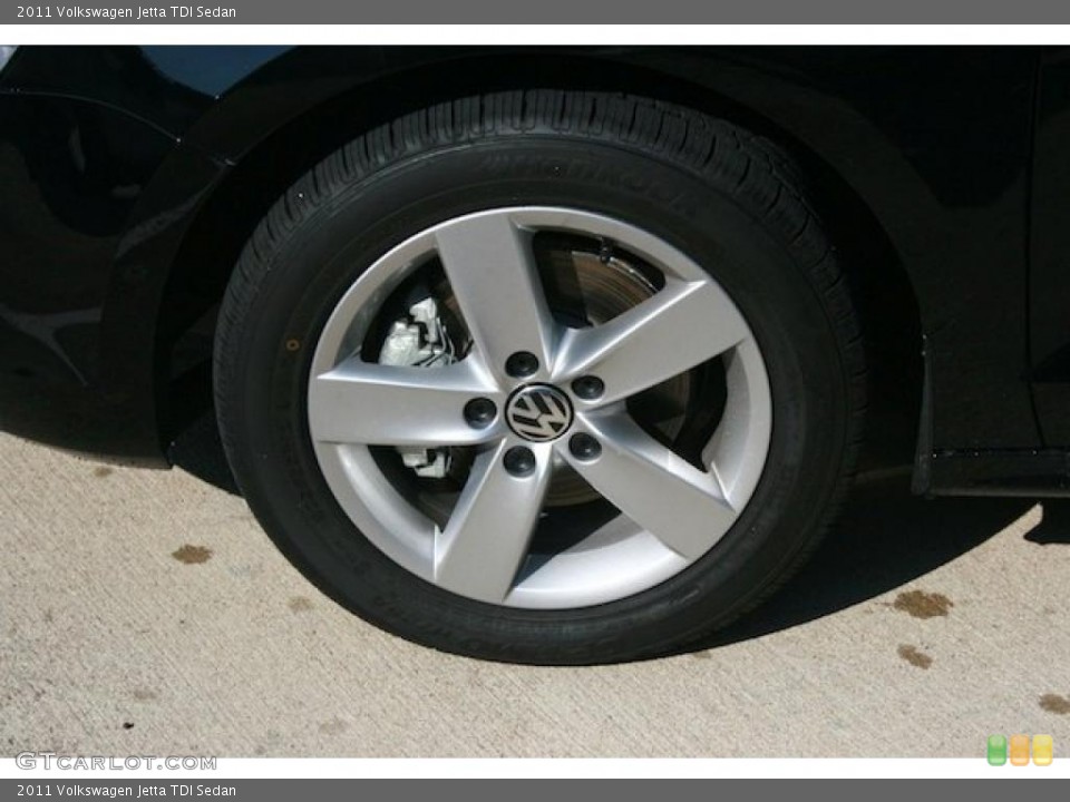 2011 Volkswagen Jetta TDI Sedan Wheel and Tire Photo #42514319