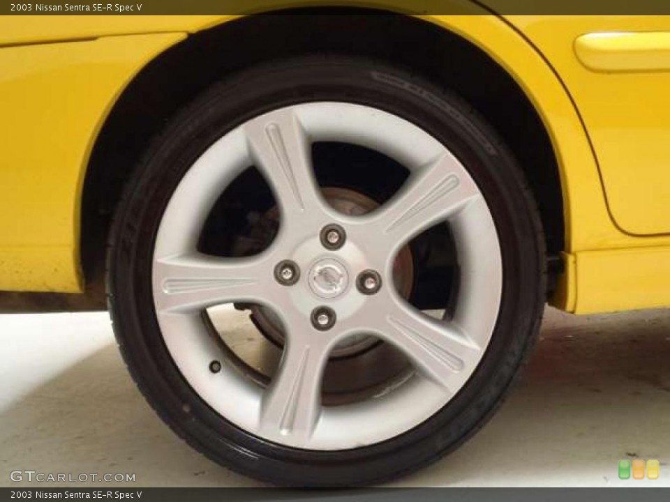 2003 Nissan Sentra SE-R Spec V Wheel and Tire Photo #42519293