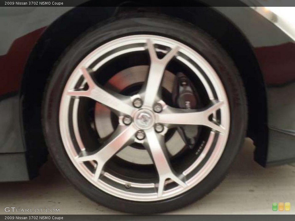 2009 Nissan 370Z NISMO Coupe Wheel and Tire Photo #42519645