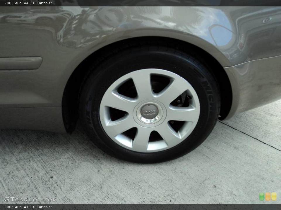 2005 Audi A4 3.0 Cabriolet Wheel and Tire Photo #42526333