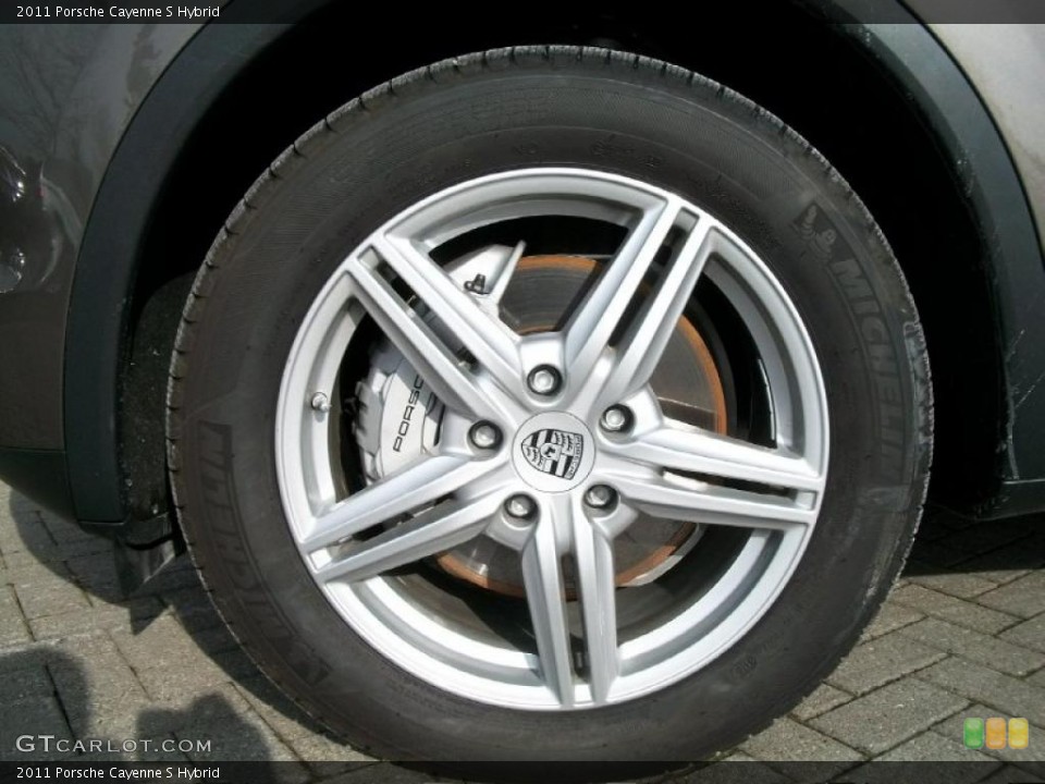 2011 Porsche Cayenne S Hybrid Wheel and Tire Photo #42527981