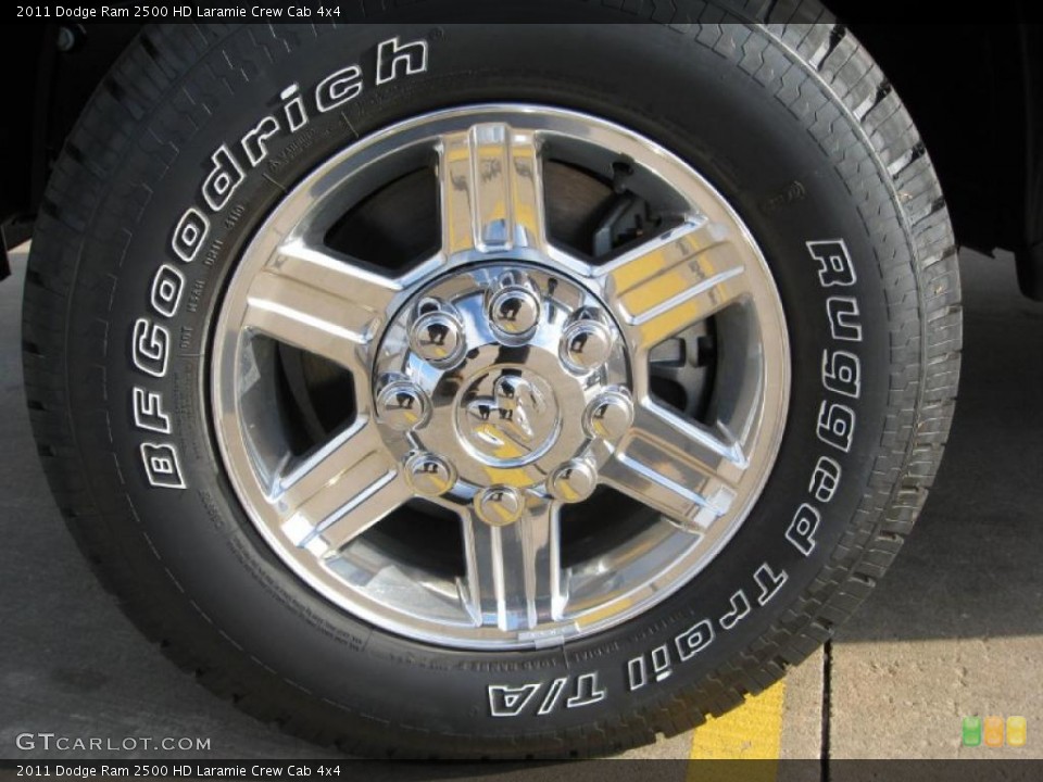 2011 Dodge Ram 2500 HD Laramie Crew Cab 4x4 Wheel and Tire Photo #42540209