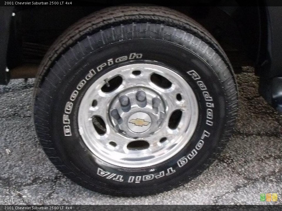 2001 Chevrolet Suburban 2500 LT 4x4 Wheel and Tire Photo #42543241